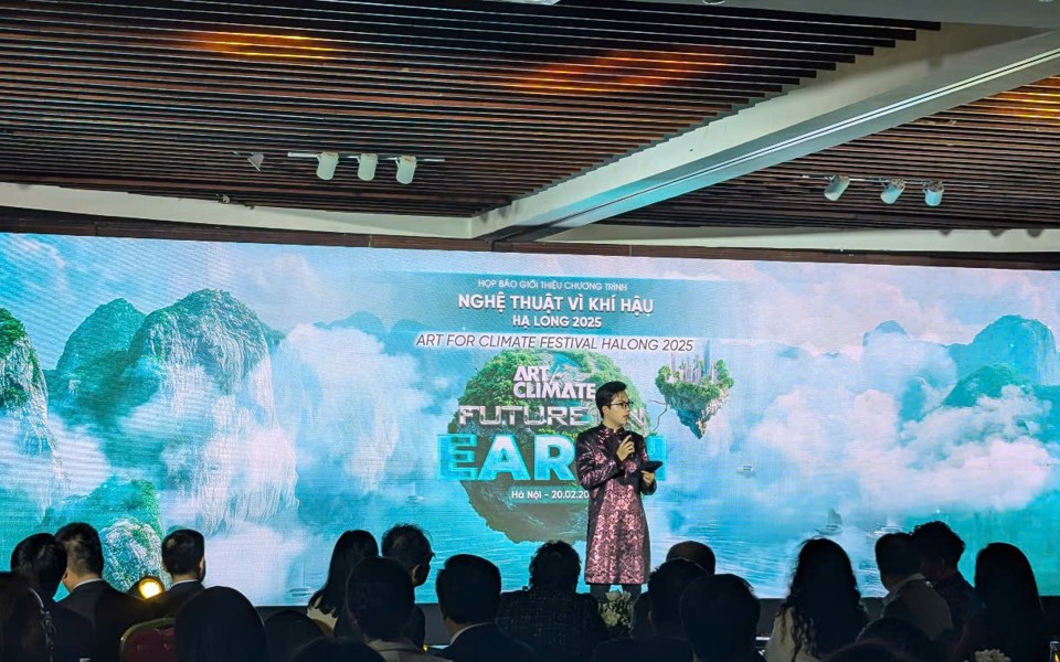 Sự kiện&nbsp;Art For Climate Festival HaLong 2025 lần đầu ti&ecirc;n tổ chức tại Việt Nam.