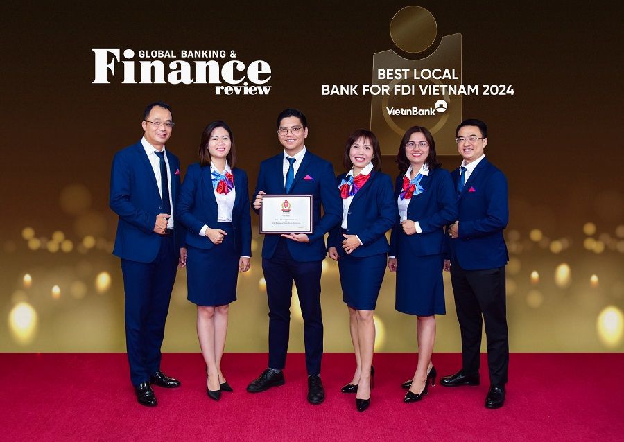 VietinBank nhận giải thưởng &ldquo;Ng&acirc;n h&agrave;ng nội địa tốt nhất cho doanh nghiệp FDI tại Việt Nam - Best Local Bank for FDI in Vietnam&rdquo;