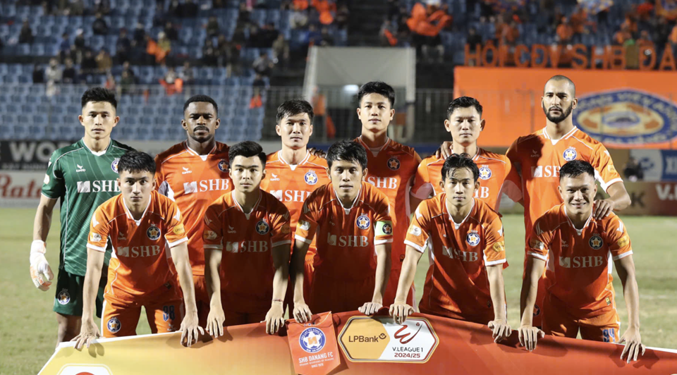 SHB Đ&agrave; Nẵng c&oacute; m&agrave;n đối đầu với TP Hồ Ch&iacute; Minh tại v&ograve;ng 14 V-League 2024-2025. Ảnh: VPF