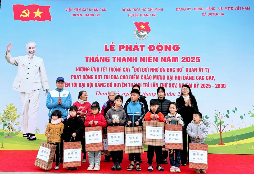 Huyện Đoàn Thanh Trì phát động Tháng Thanh niên năm 2025 - Ảnh 1