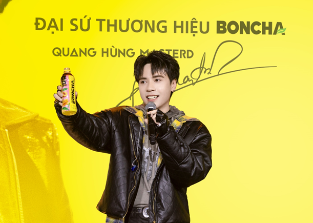 Quang H&ugrave;ng Master D l&agrave; đại sứ thương hiệu của Tr&agrave; mật ong BONCHA trong thời gian tới.