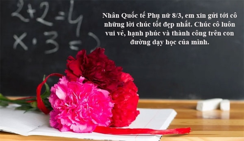 Lời chúc mừng 8/3 tặng cô giáo hay, ý nghĩa, ngắn gọn - Ảnh 2