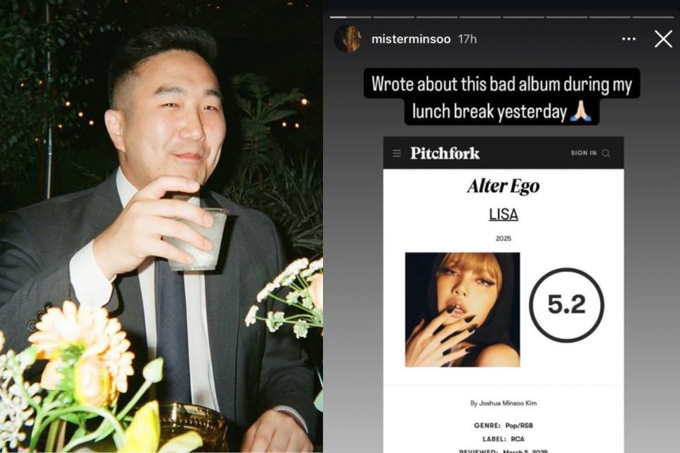 Joshua Minsoo Kim của Pitchfork ch&ecirc; album của Lisa. Ảnh: Instagram nh&acirc;n vật