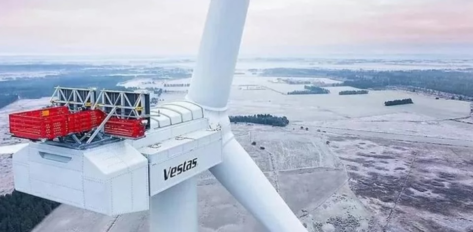 Tua bin gi&oacute; Vestas V236-15.0 MW của Đan Mạch. (Ảnh: Vestas)