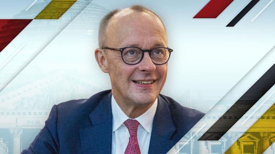 Thủ tướng Đức tương lai, &ocirc;ng Friedrich Merz,. Anh: Skynews