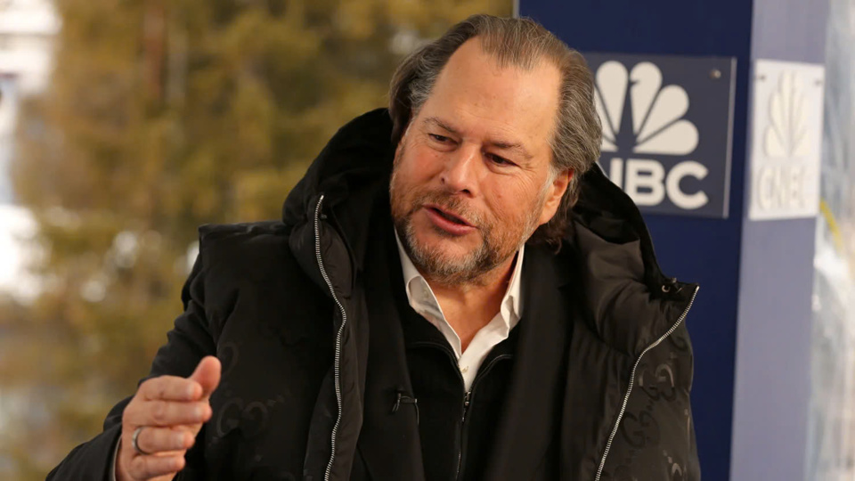 CEO của Salesforce, Marc Benioff. Ảnh: CNBC