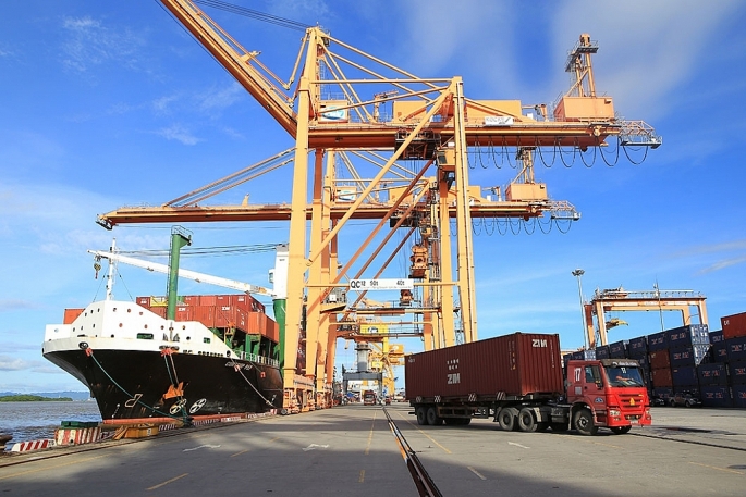 Hoạt động khai th&aacute;c h&agrave;ng h&oacute;a tại Cảng Hải Ph&ograve;ng . Ảnh minh họa: haiphongport &nbsp;