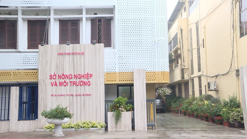 Trụ sở Sở N&ocirc;ng nghiệp v&agrave; M&ocirc;i trường H&agrave; Nội.