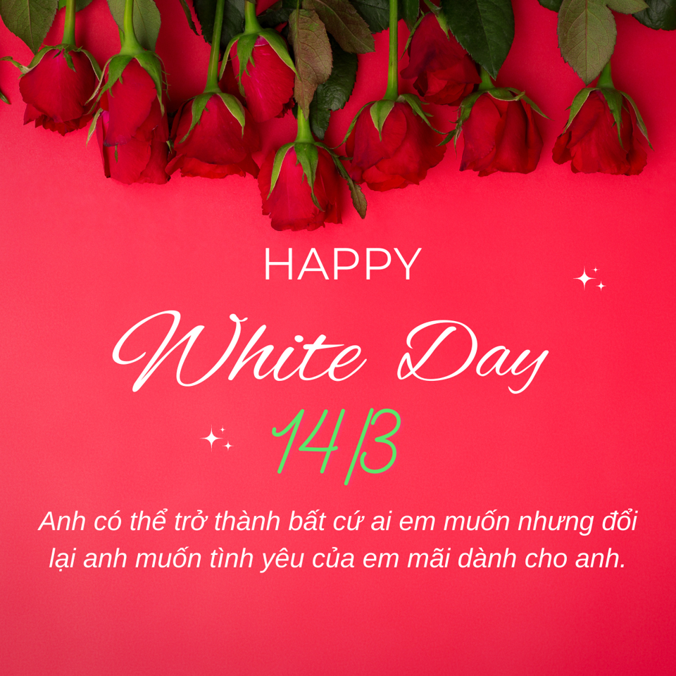 Valentine Trắng 14/3: thiệp chúc đẹp, ý nghĩa nhất năm 2025, ai tặng quà cho ai? - Ảnh 4