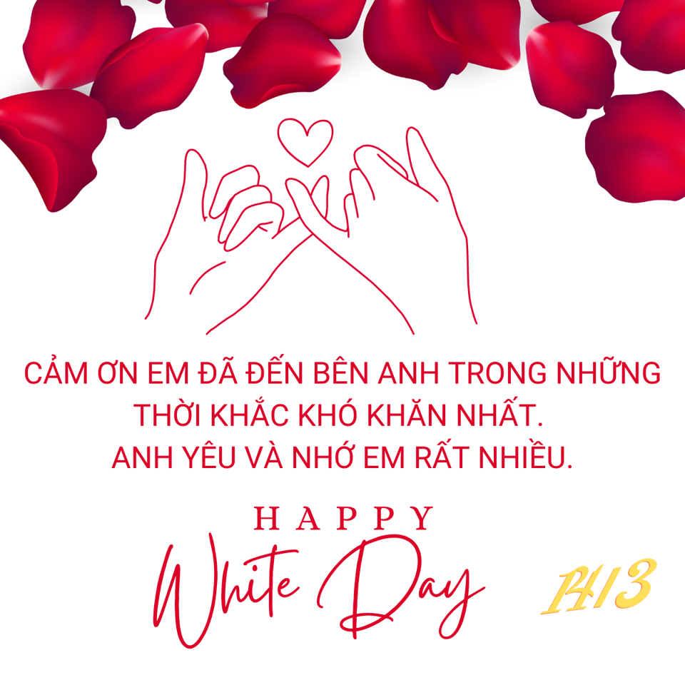 Valentine Trắng 14/3: thiệp chúc đẹp, ý nghĩa nhất năm 2025, ai tặng quà cho ai? - Ảnh 3