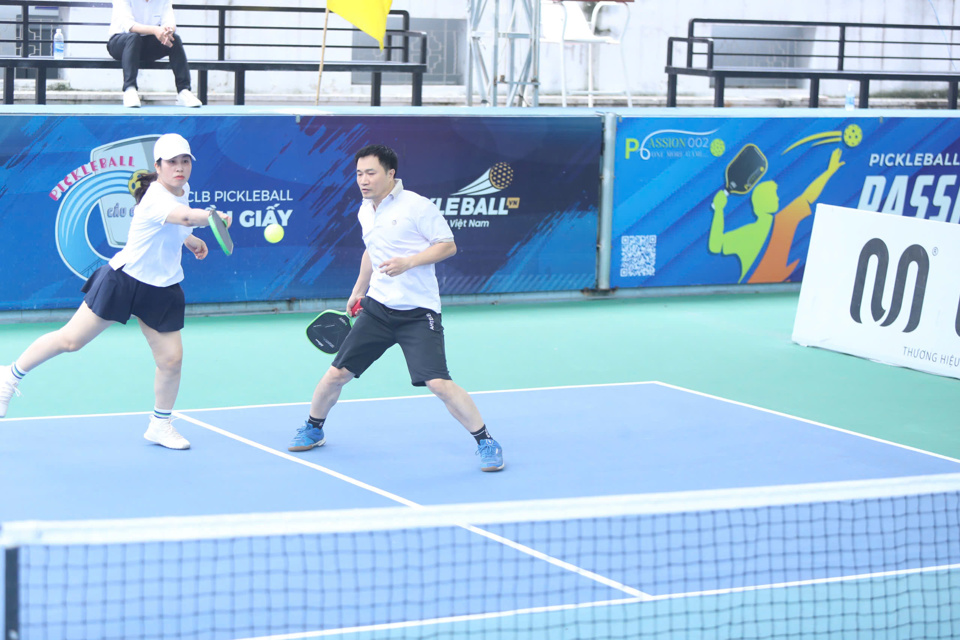 Những hình ảnh ấn tượng tại Giải Pickleball báo Kinh tế& Đô thị lần thứ 1-2025 - Ảnh 8