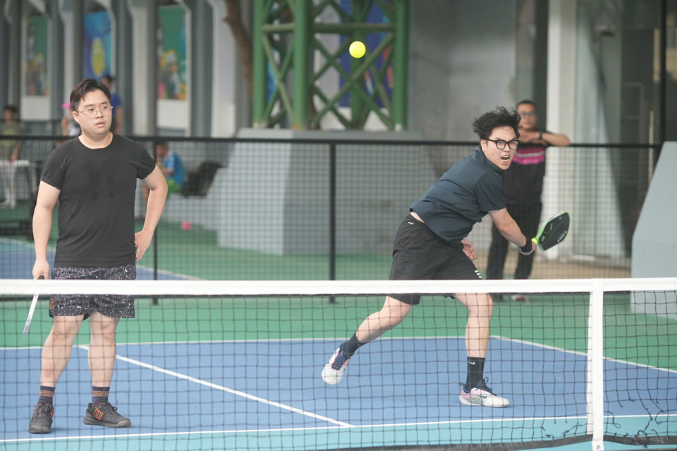 Những hình ảnh ấn tượng tại Giải Pickleball báo Kinh tế& Đô thị lần thứ 1-2025 - Ảnh 1